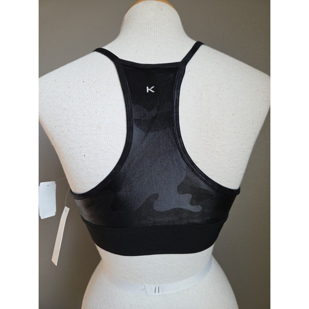 NWT Koral | Size Small | Sweeper Sports Bra in Black Camo - Picture 6 of 16